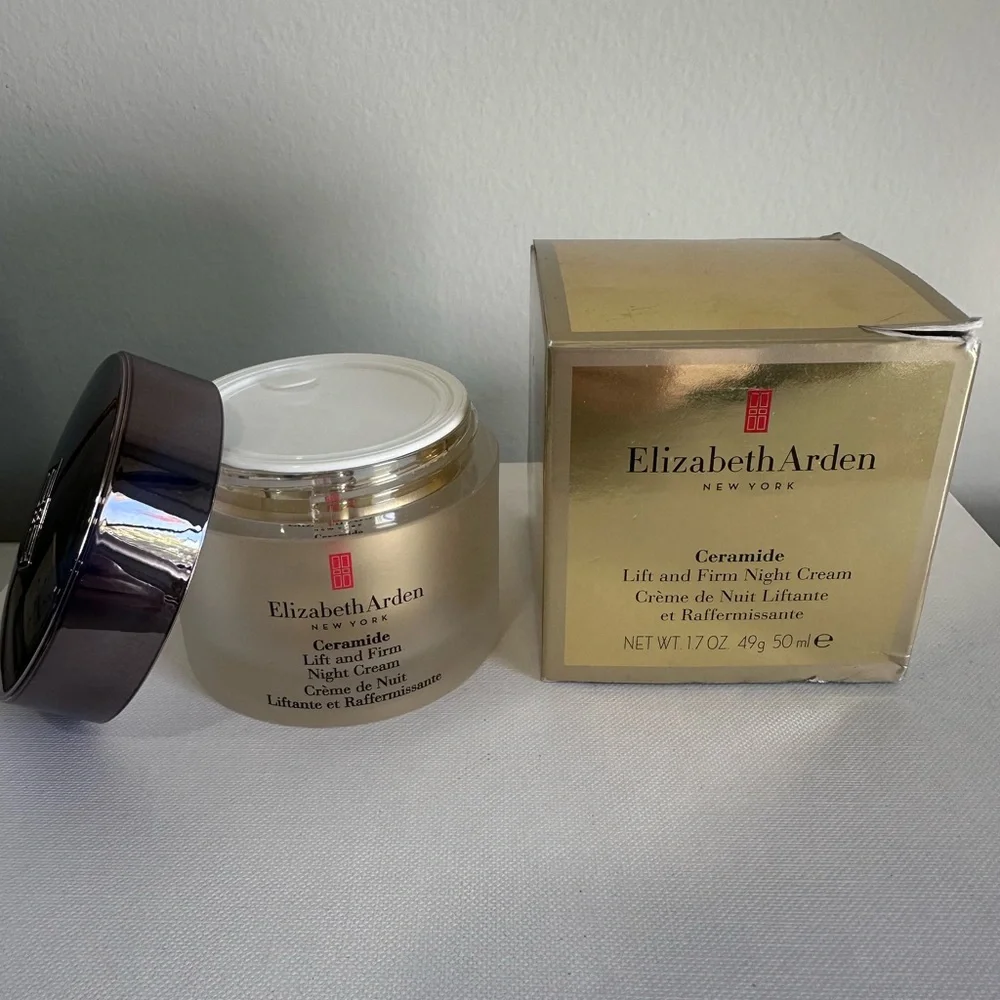 New in Box Elizabeth Arden Ceramide Lift and Firm Night Cream 1.7 oz - Picture 2 of 3